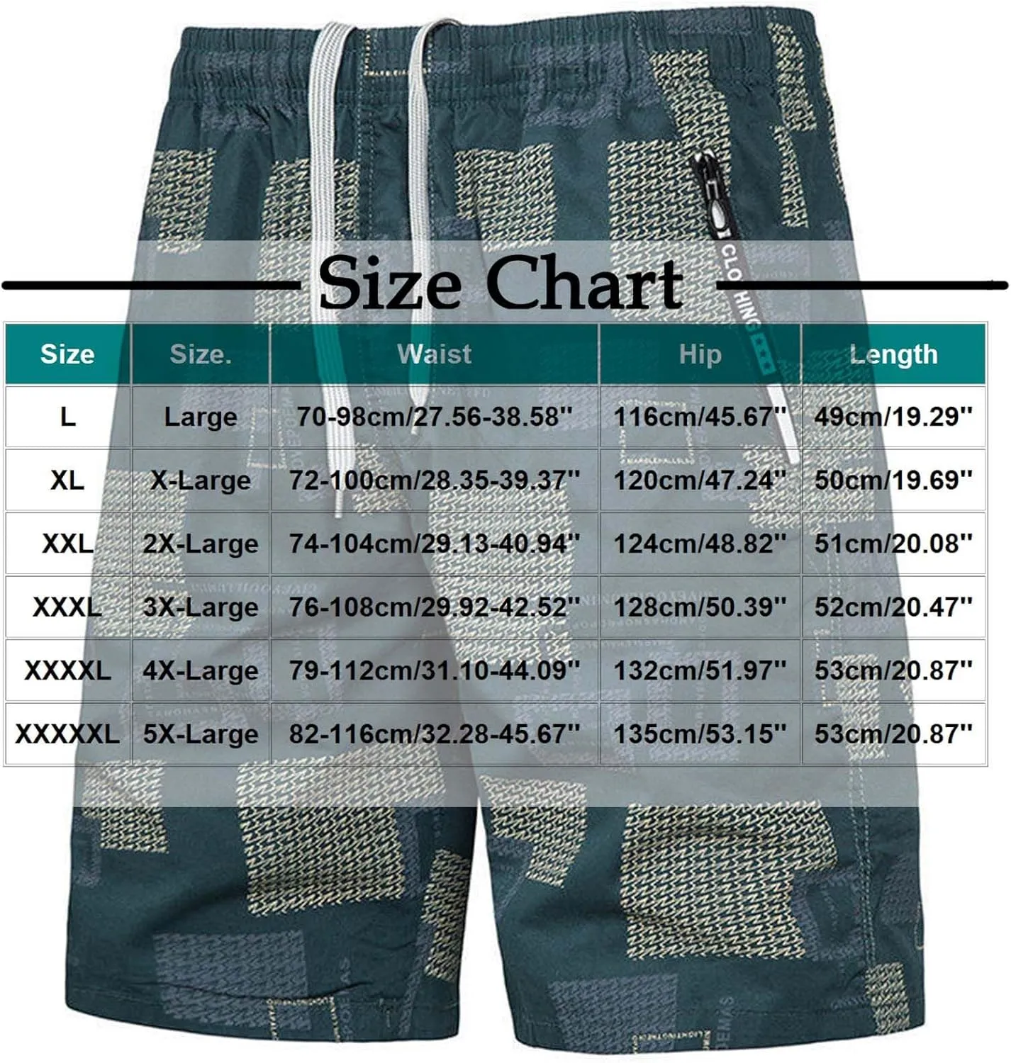 Bermuda Shorts for Men Cotton Plaid Elastic Waist Lightweight Summer Shorts Big and Tall Casual Swim Trunks 2025