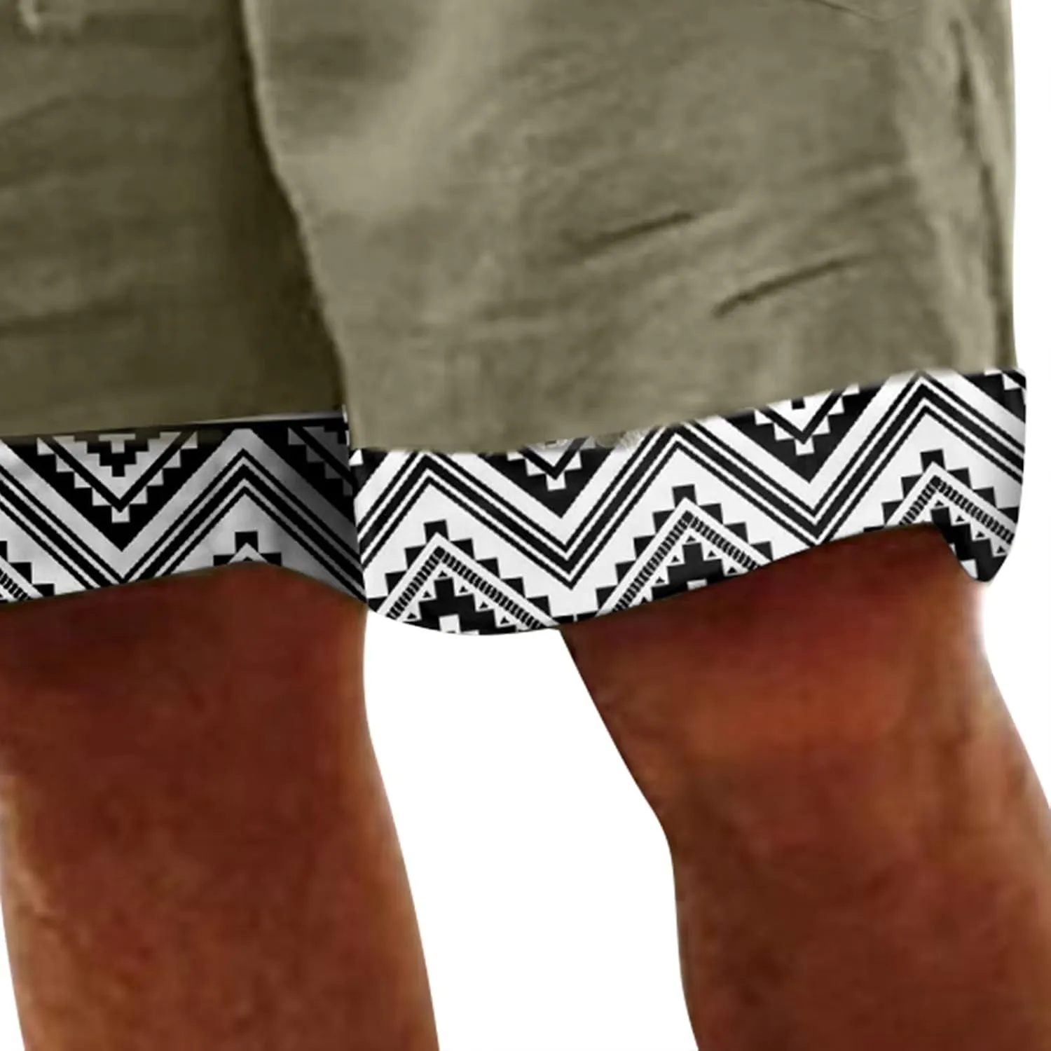 LCMTWX Black Shorts Men Cotton Fashionable Casual Shorts Solid and Men's Pants Khaki Shorts Big and Tall Cargo Shorts for