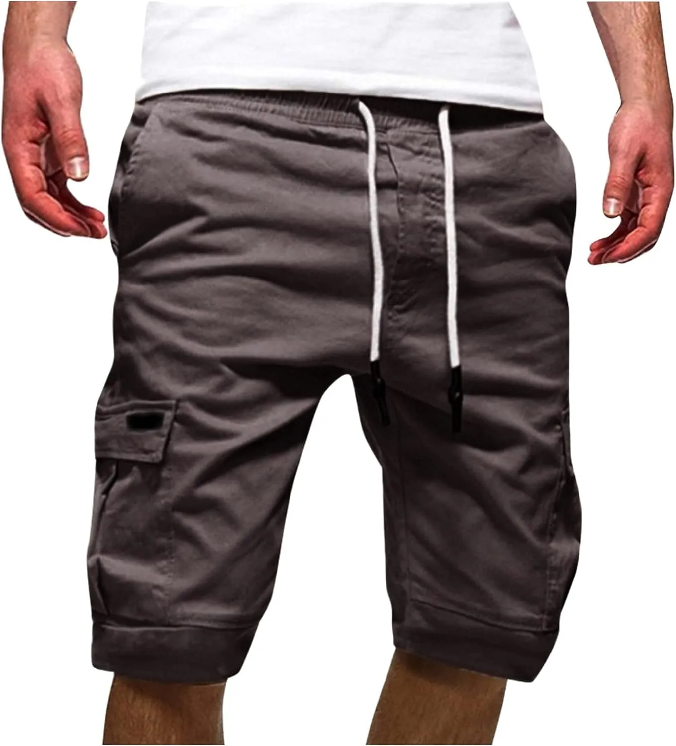 LCMTWX Mens Cargo Shorts Size 36 Overalls and Men's Pants Summer Leisure Fashion Men's Pants Carpenter Shorts for Men Denim
