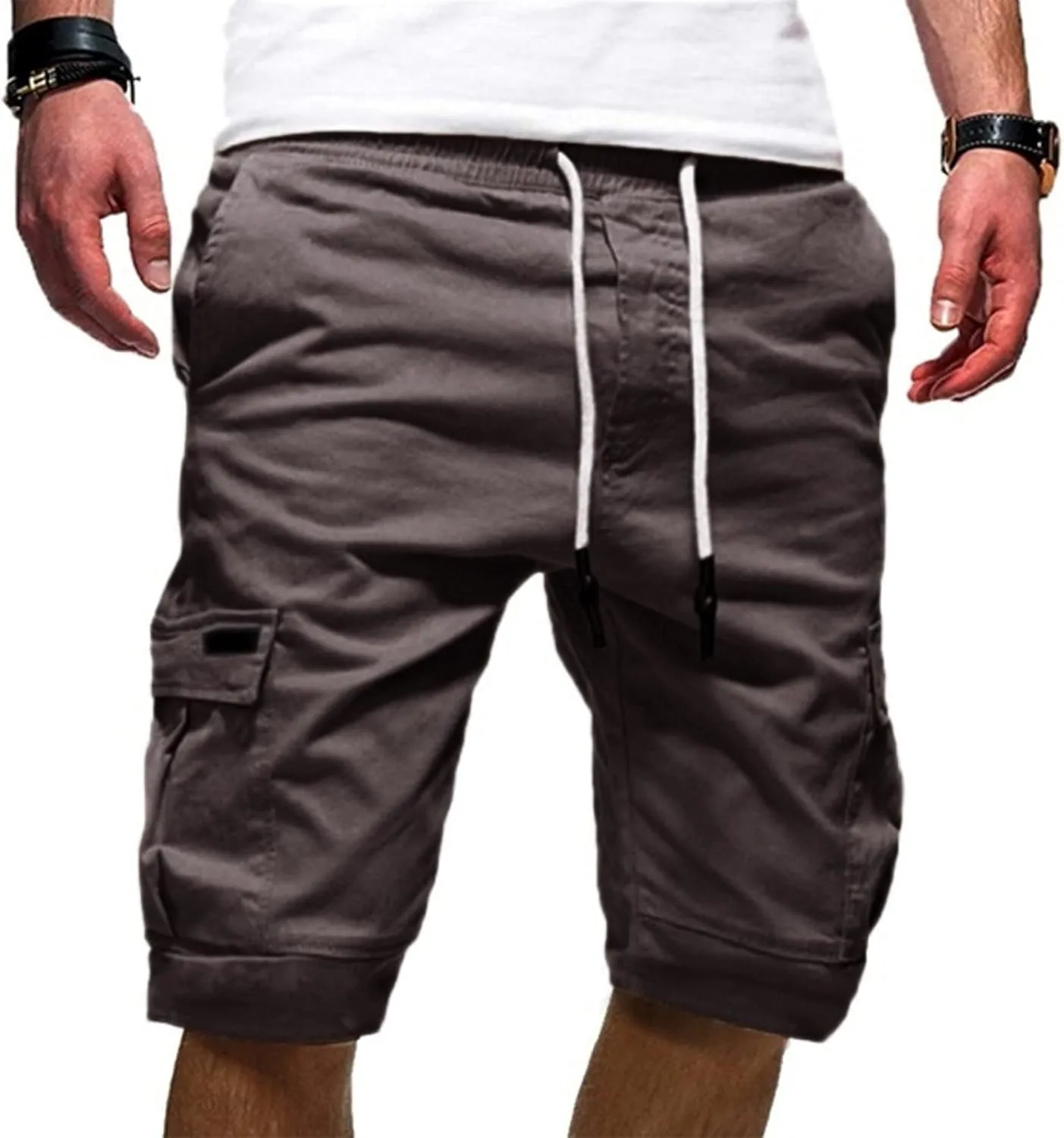 LCMTWX Mens Cargo Shorts Size 36 Overalls and Men's Pants Summer Leisure Fashion Men's Pants Carpenter Shorts for Men Denim