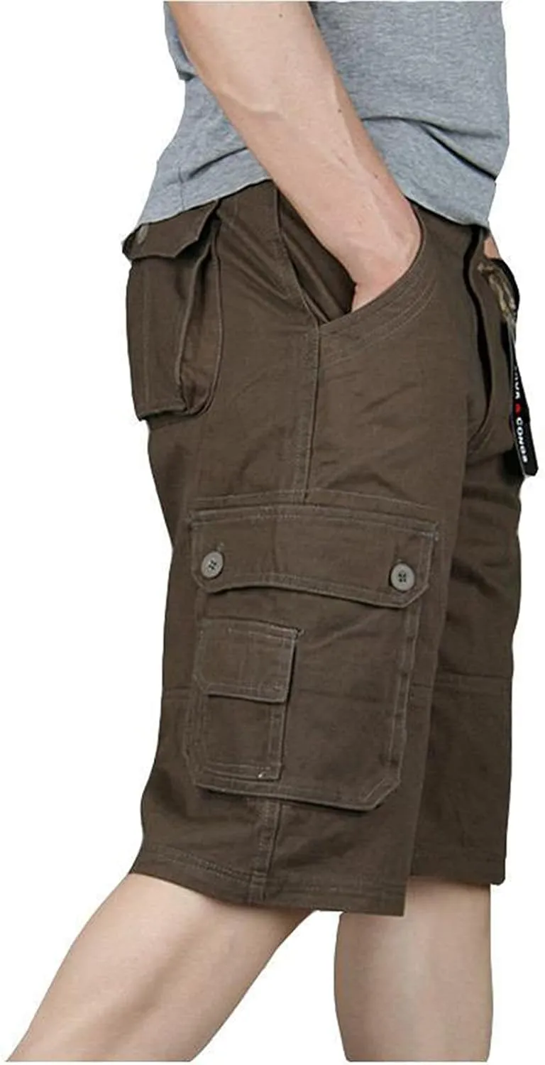 LCMTWX Work Shorts for Men Overalls and Men's Pants Summer Leisure Fashion Men's Pants Hiking Shorts Mens Cargo Shorts 9
