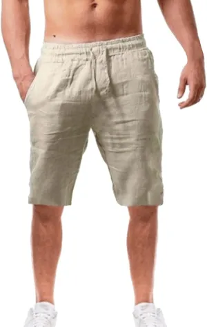 Mens Shorts Shorts Men's Solid Cotton Summer Fashionable Men's Pants Mens Clothes Mens 5 Inch Mesh Shorts Men Shorts