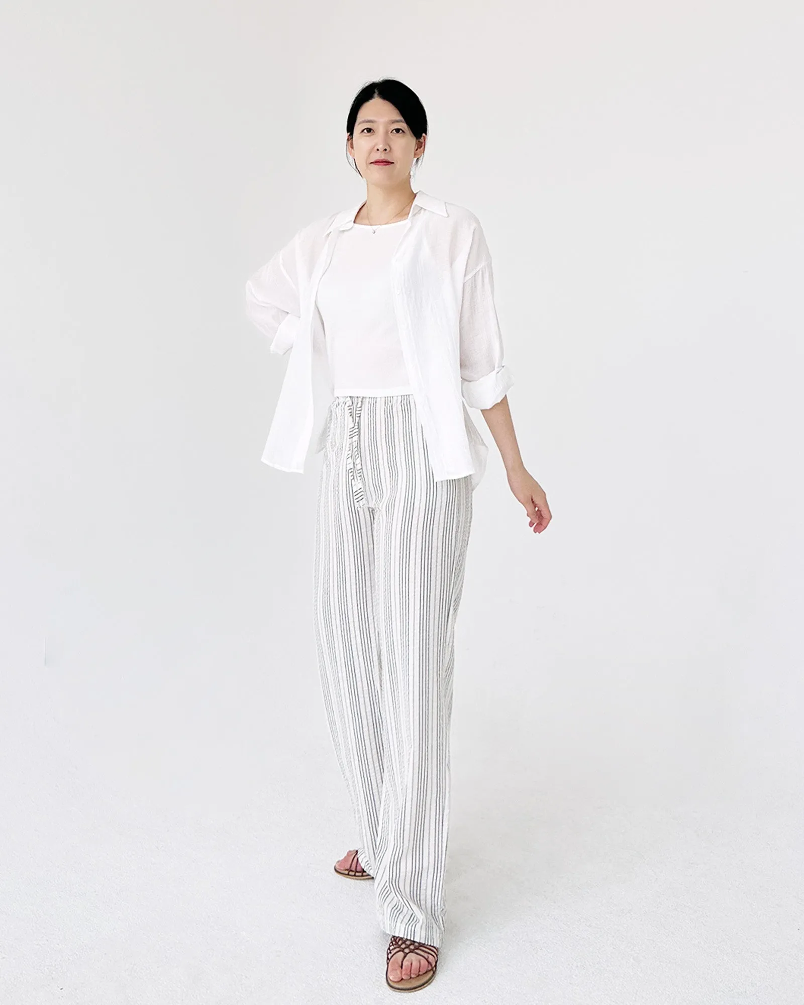 Striped Easy Pants