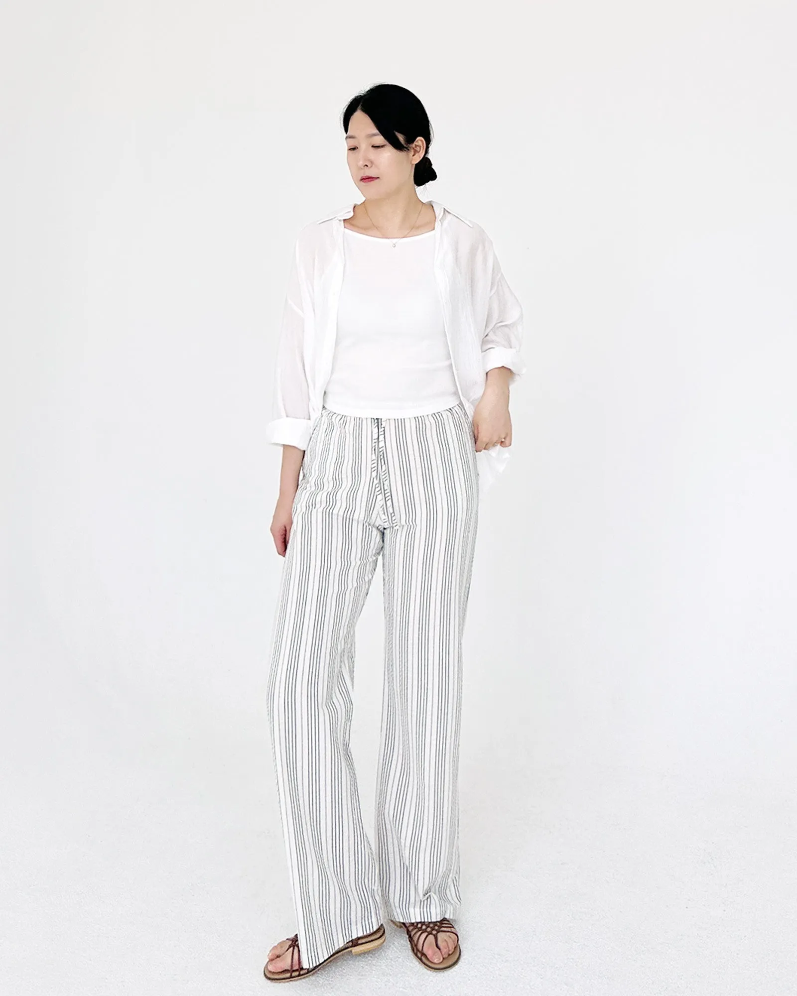 Striped Easy Pants
