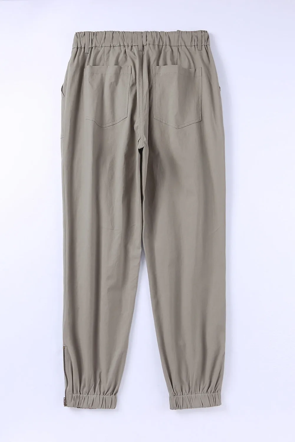 Women's Comfortable Drawstring Side Zip Pants