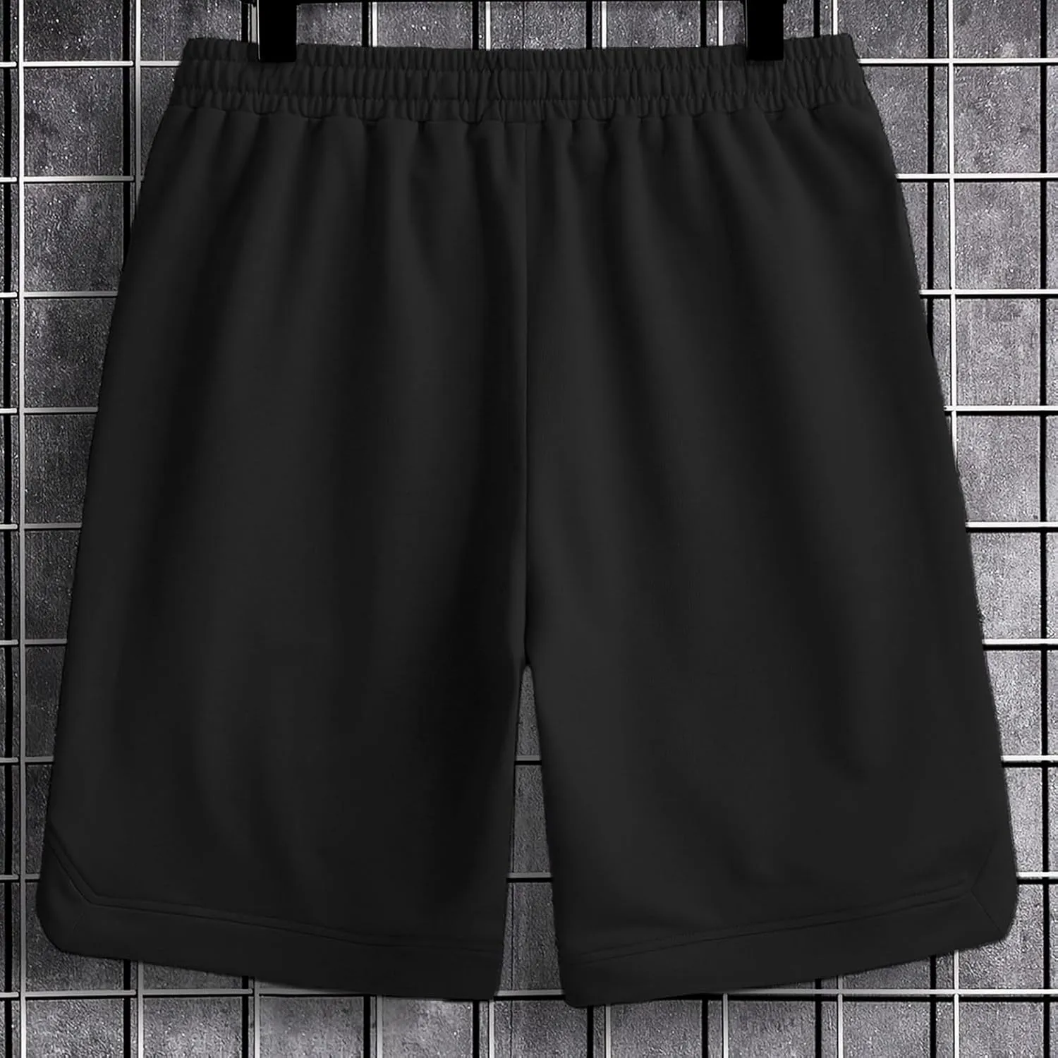 Xiaojmake Mens Cargo Shorts Big and Tall Elastic Waist Drawstring Loose Fit Outdoor Cotton Bermuda Short with Multi Pockets
