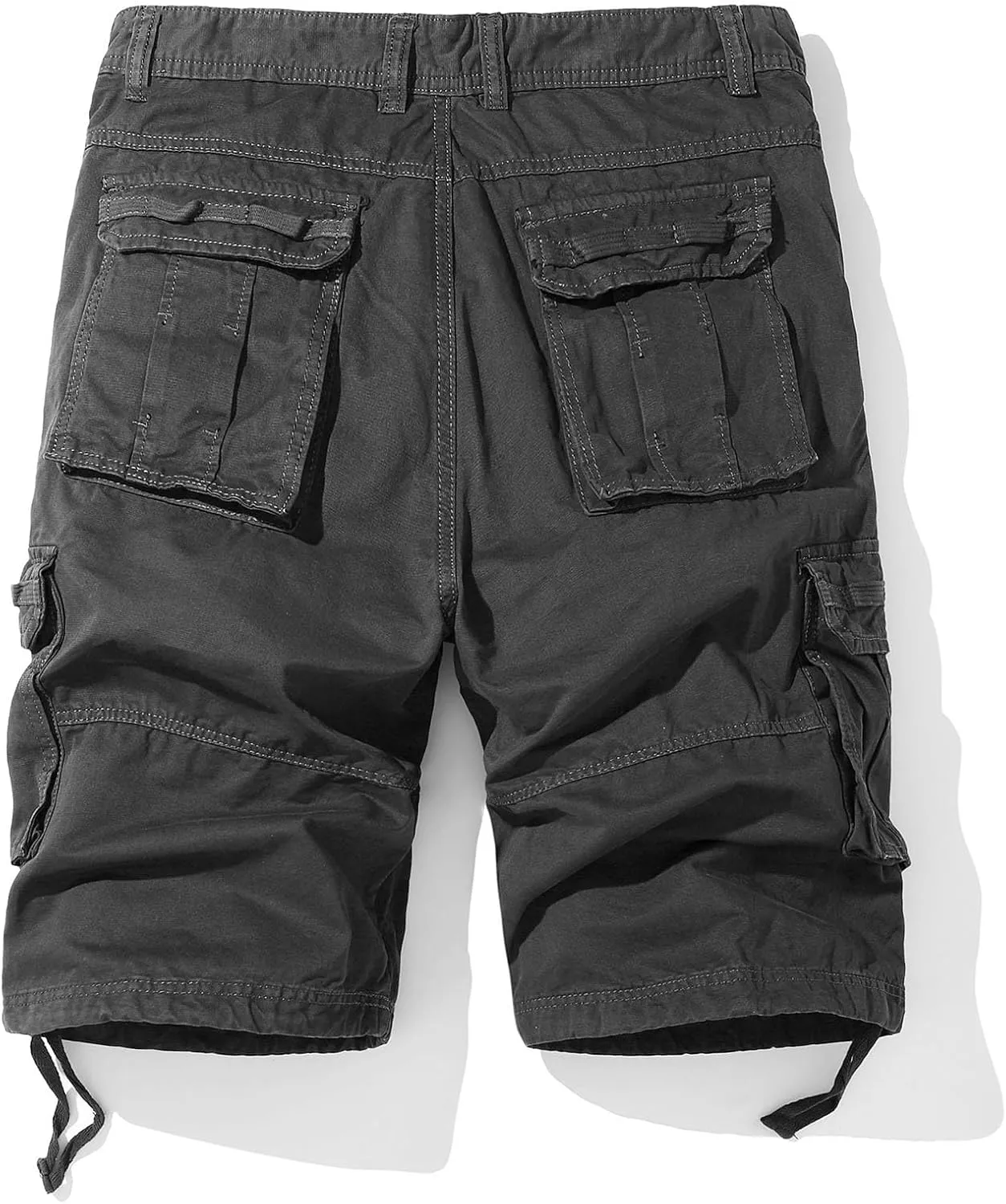 Xiaojmake Mens Cargo Shorts with Multi Pockets Casual Zipper Outdoor Work Short Pants Relaxed Fit Stretch Cotton Camo Shorts