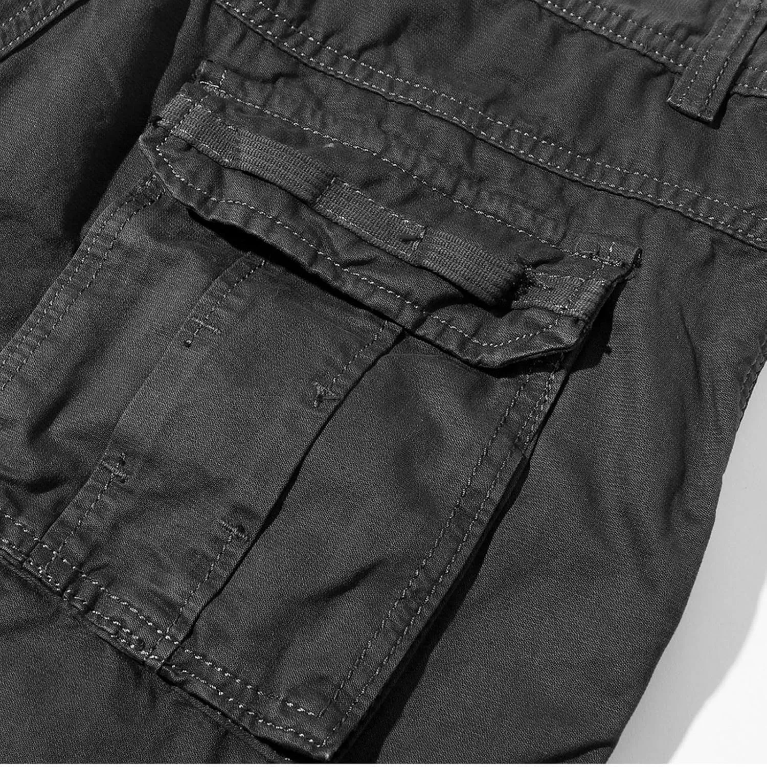 Xiaojmake Mens Cargo Shorts with Multi Pockets Casual Zipper Outdoor Work Short Pants Relaxed Fit Stretch Cotton Camo Shorts