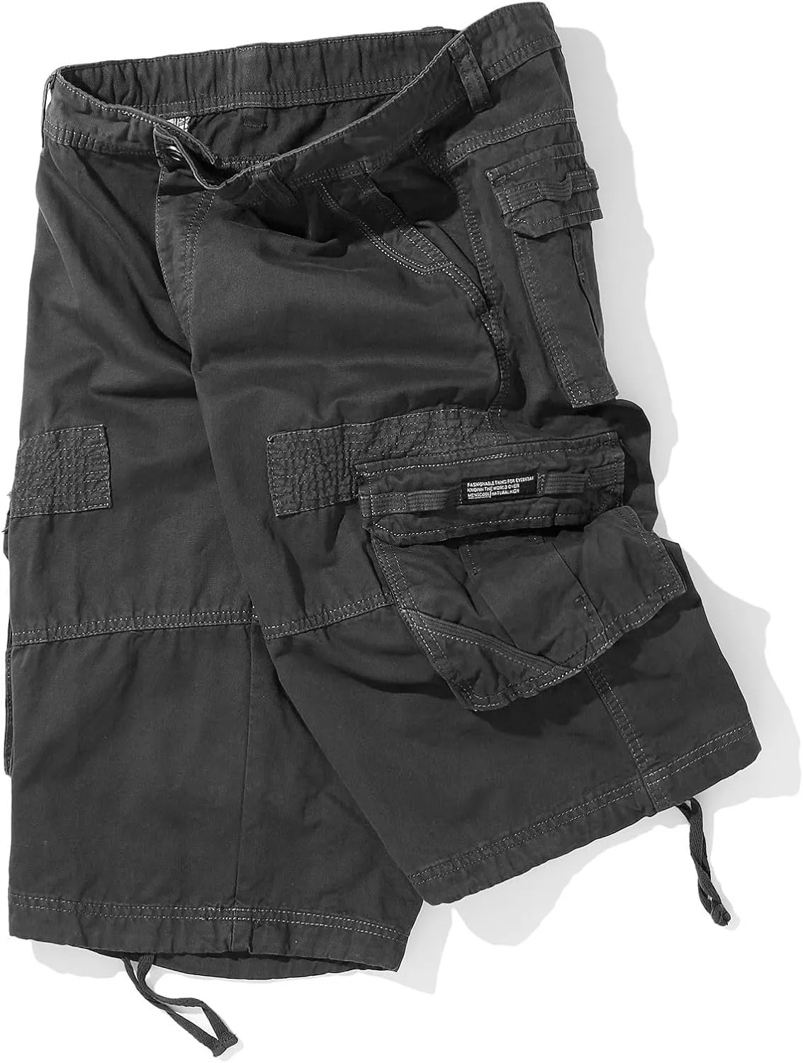 Xiaojmake Mens Cargo Shorts with Multi Pockets Casual Zipper Outdoor Work Short Pants Relaxed Fit Stretch Cotton Camo Shorts