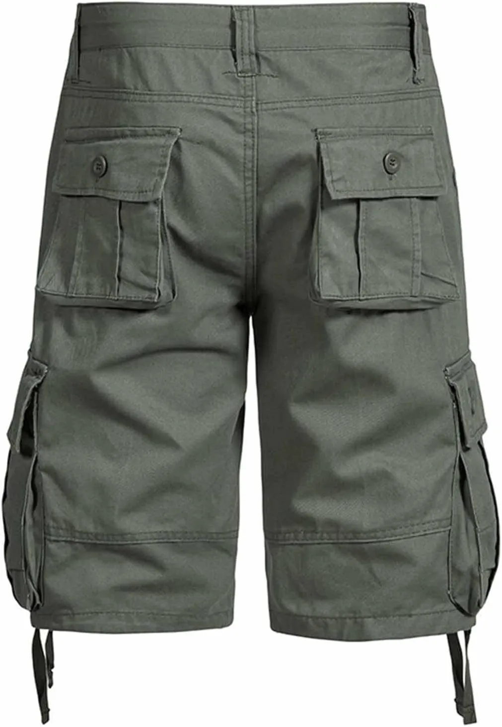 Xiaojmake Mens Hiking Shorts Cotton Twill Bermuda Short 7" Inseam Summer Outdoor Camouflage Workout Shorts with Multi-Pockets