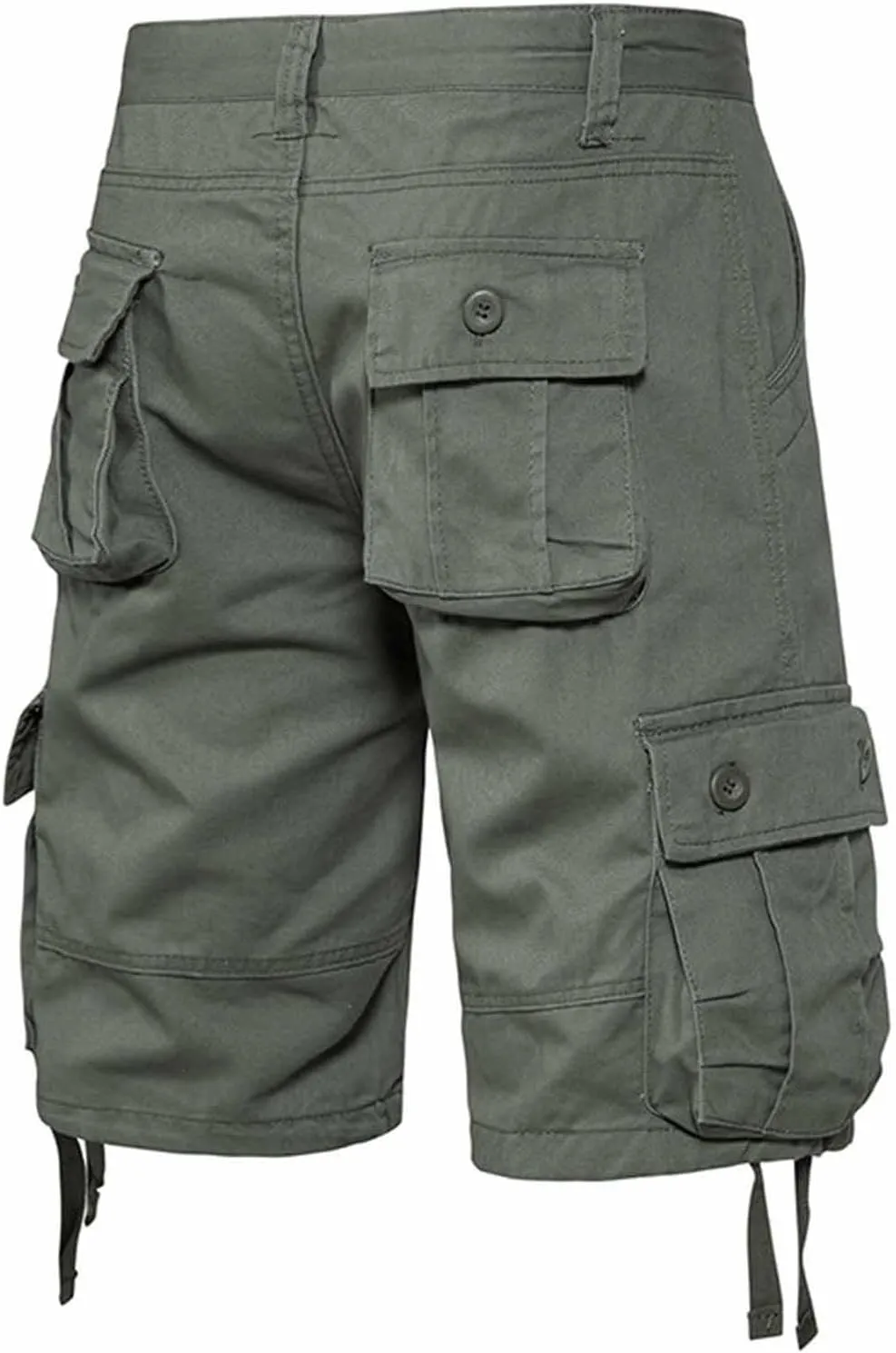 Xiaojmake Mens Hiking Shorts Cotton Twill Bermuda Short 7" Inseam Summer Outdoor Camouflage Workout Shorts with Multi-Pockets