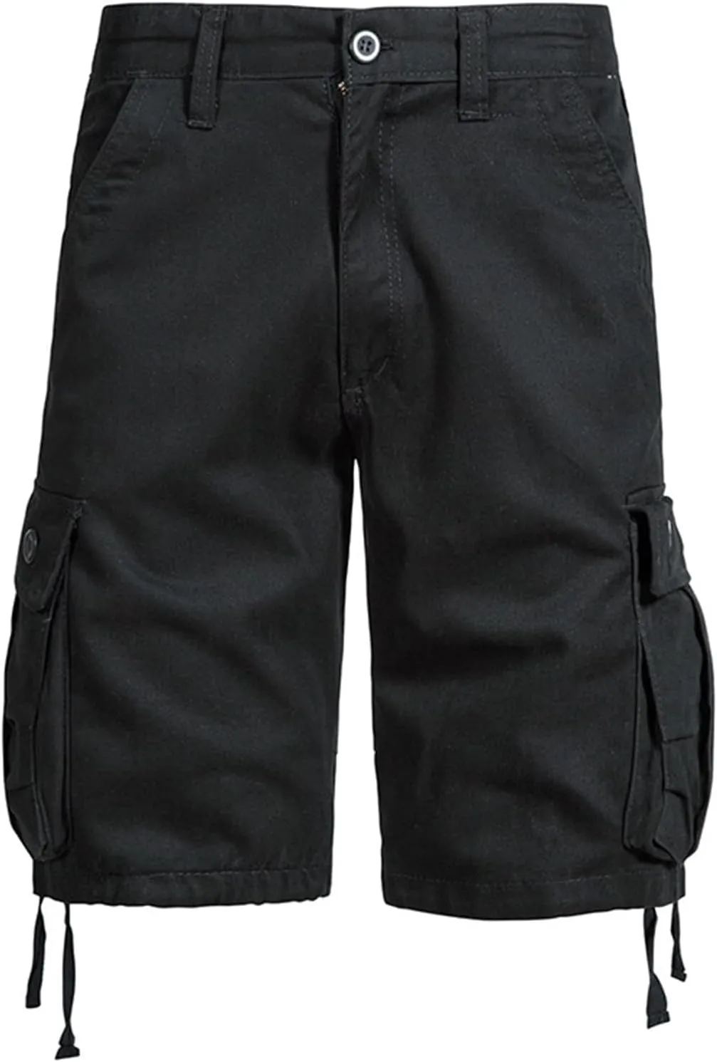 Xiaojmake Mens Hiking Shorts Cotton Twill Bermuda Short 7" Inseam Summer Outdoor Camouflage Workout Shorts with Multi-Pockets