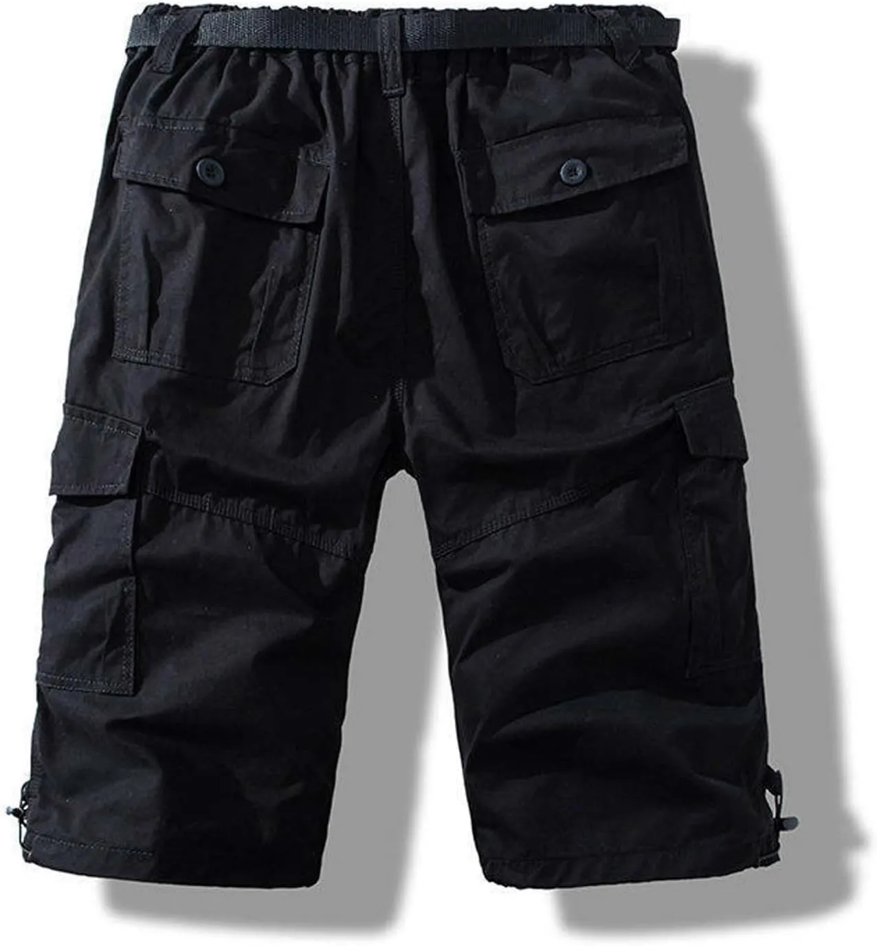Xiaojmake Workout Cargo Shorts for Men Heavyweight Outdoor Hiking Short Flat Front Regular Fit Work Carpenter Fishing Shorts